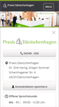 Mobile Screenshot of praxis-daenischenhagen.de